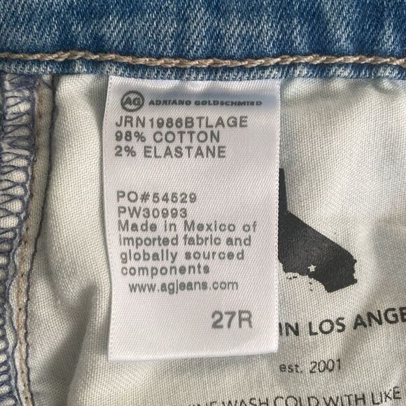 AG Adriano Goldschmied Jeans size 27R - Like a new - Picture 6 of 12